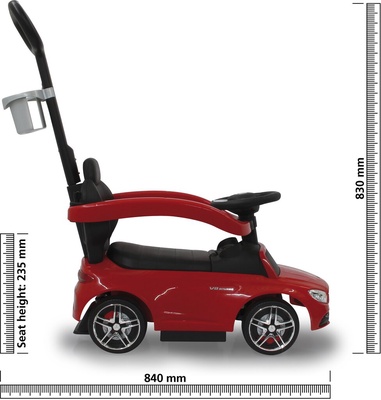 Correpasillos Mercedes-Benz Amg c 63 Rojo 3en1